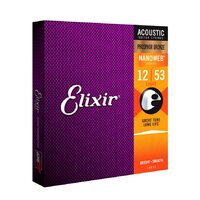 Elixir 16052 Nanoweb Phosphor Bronze Light 12-53