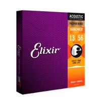 Elixir 16102 Nanoweb Phosphor Bronze Medium 13-56