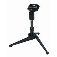 QuikLok Desktop tripod microphone stand w/mic clip