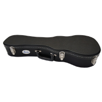 Baritone Uke Wood Case Black