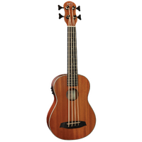 Barnes & Mullins Bass Mahogany Ukulele with Pickup (BMUKB1)