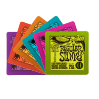 6PK Ernie Ball Drink Coasters - in Slinky colours