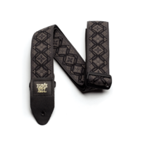 Regal Black' Woven Jacquard Strap