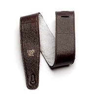 Italian Leather-Fur Backed Strap - Chestnut