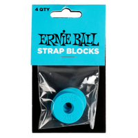 Ernie Ball Strap Blocks (4pk) - Blue