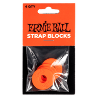 Ernie Ball Strap Block (4pk) - Red