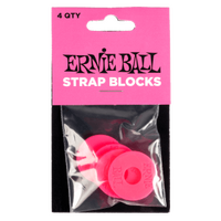 Ernie Ball Strap Blocks (4pk) - Pink