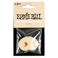 Ernie Ball Strap Blocks (4pk) - Cream