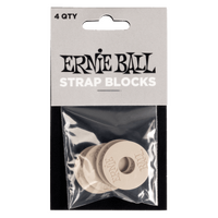 Ernie Ball Strap Blocks (4pk) - Gray