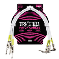 1.5FT Straight / Angle Patch Cable 3-Pack - White