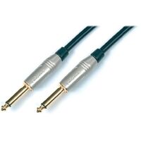 Amphenol 1/4” mono guitar cable – 1m (2x straight plug)