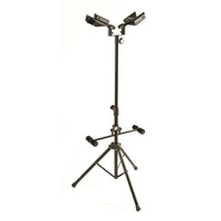 QuikLok GS528 Dual Universal Guitar Stand - Blk