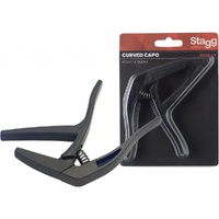 Stagg Curved Trigger Capo - Black