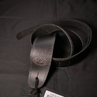 BGG 2.5" Single Ply Strap - Black/Grey Stitch