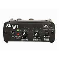 Stagg Wired in Ear Monitor Amp 9v Battery