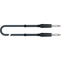 QuikLok Black Series Cable - 6.5mm straight mono jack to 6.5mm straight mono jack. 9M