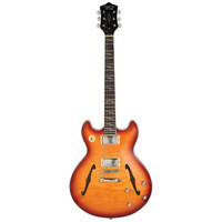 Tanglewood Chicago Arch Top Electric Honey Burst